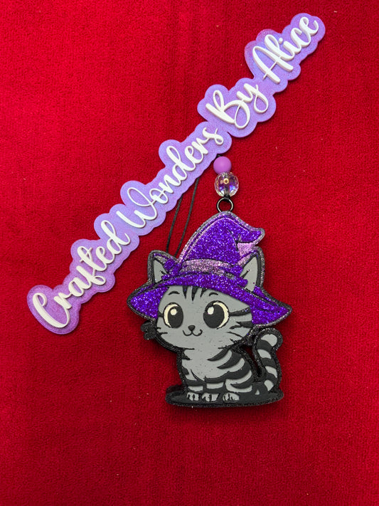 MTO {Cat With Witch Hat} Freshie
