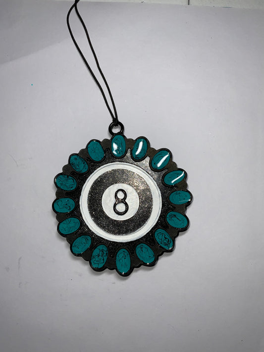 MTO {Concho 8 Ball} Freshie