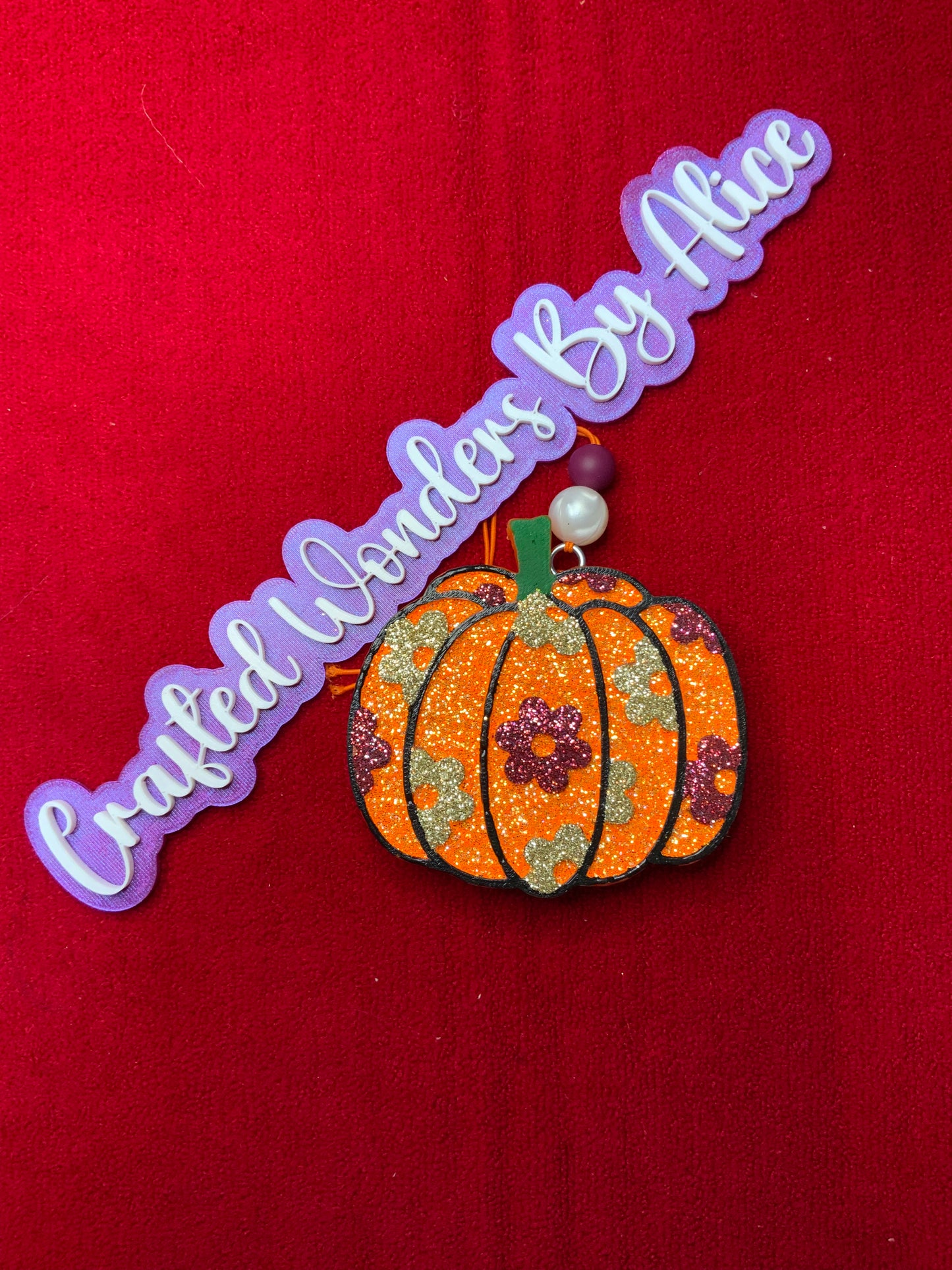 MTO {Pumpkin With Flowers} Freshie