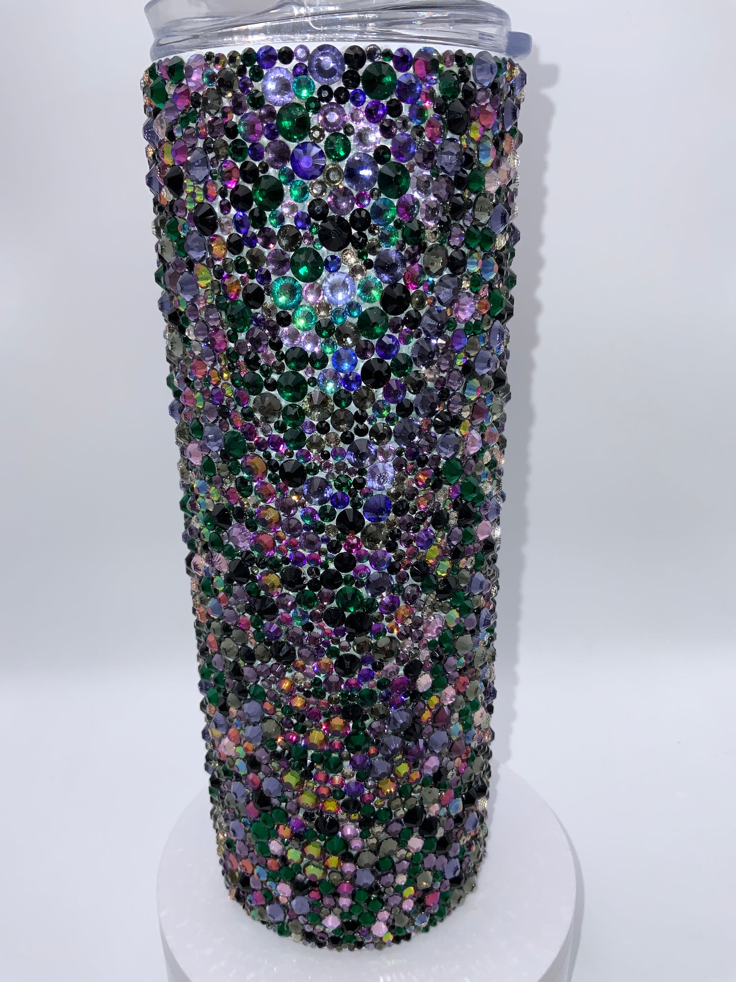 RTS {Purple Scattered} 20 oz Skinny