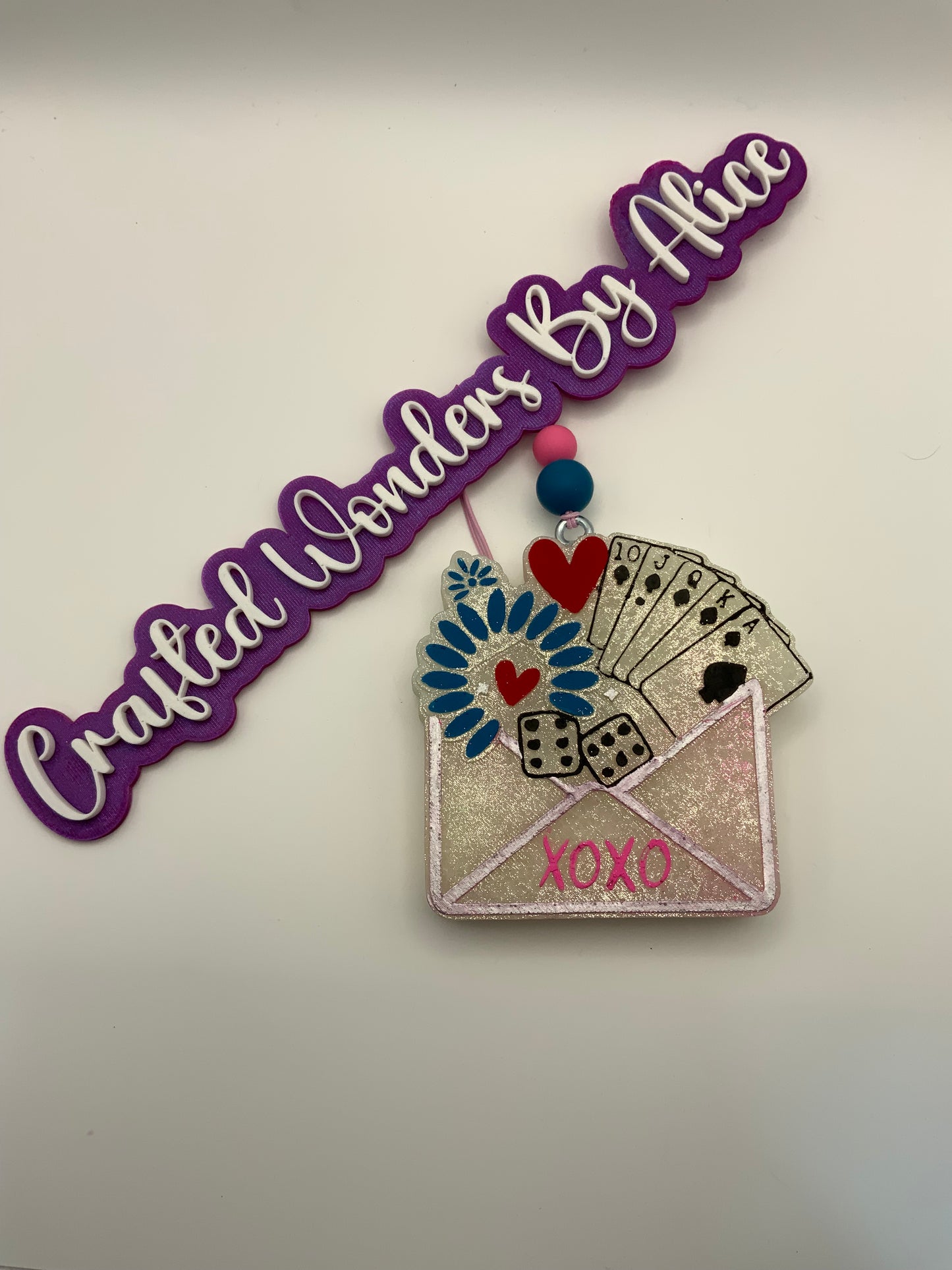 MTO {Envelope With Cards, Dice, And Jewelry} Freshie