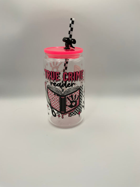 RTS Glass Can {True Crime} 16 oz