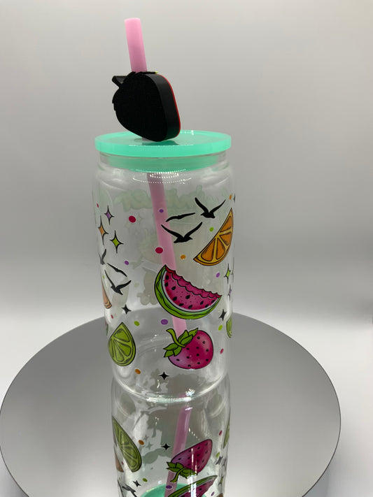 RTS {Summer Days} 16 oz Glass Cup