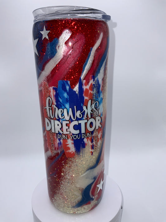 RTS {Fireworks Director } 20 oz Skinny