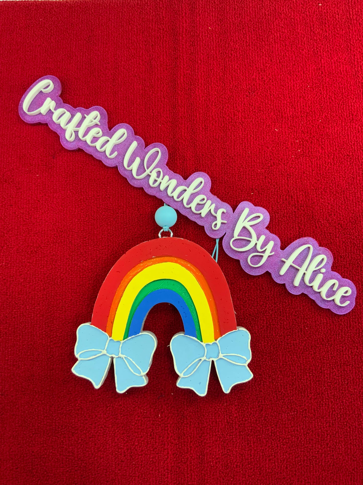 MTO {Rainbow With Bows} Freshie