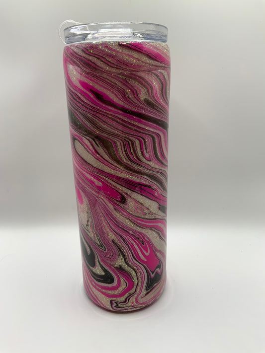 RTS {Beautiful Crazy} 20 oz Skinny