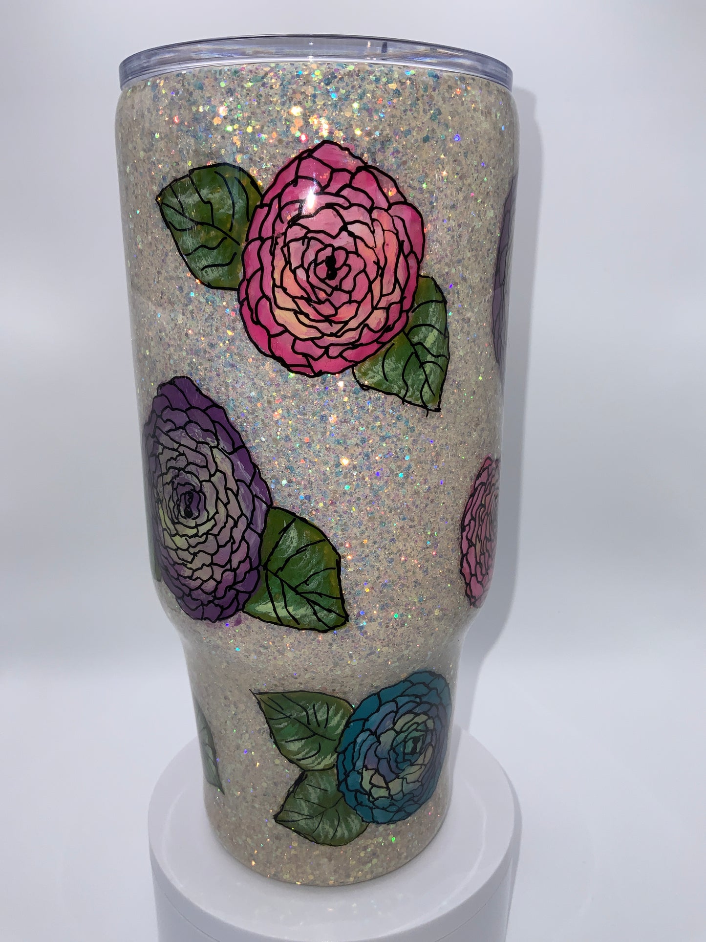 RTS {Flower Cup} 32 oz Curve