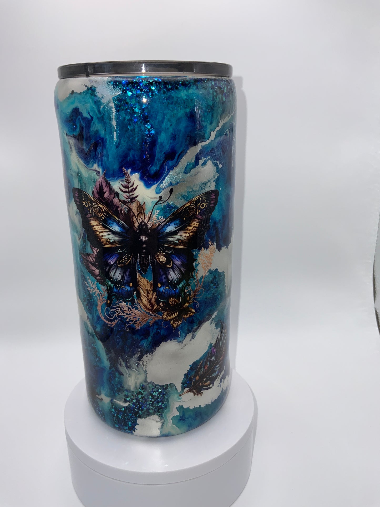 RTS {Blue Butterfly} 22 oz Fatty