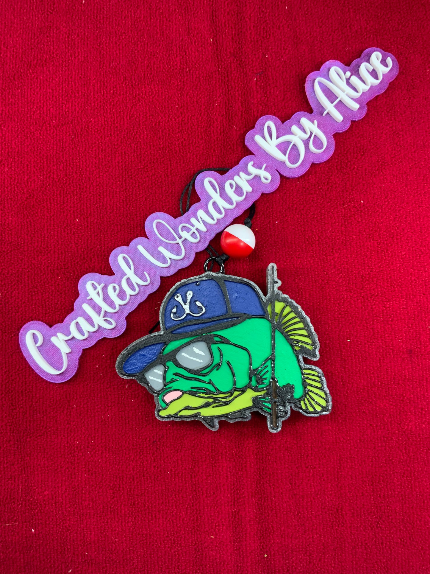 MTO {Fish With Hat And Fishing Pole} Freshie