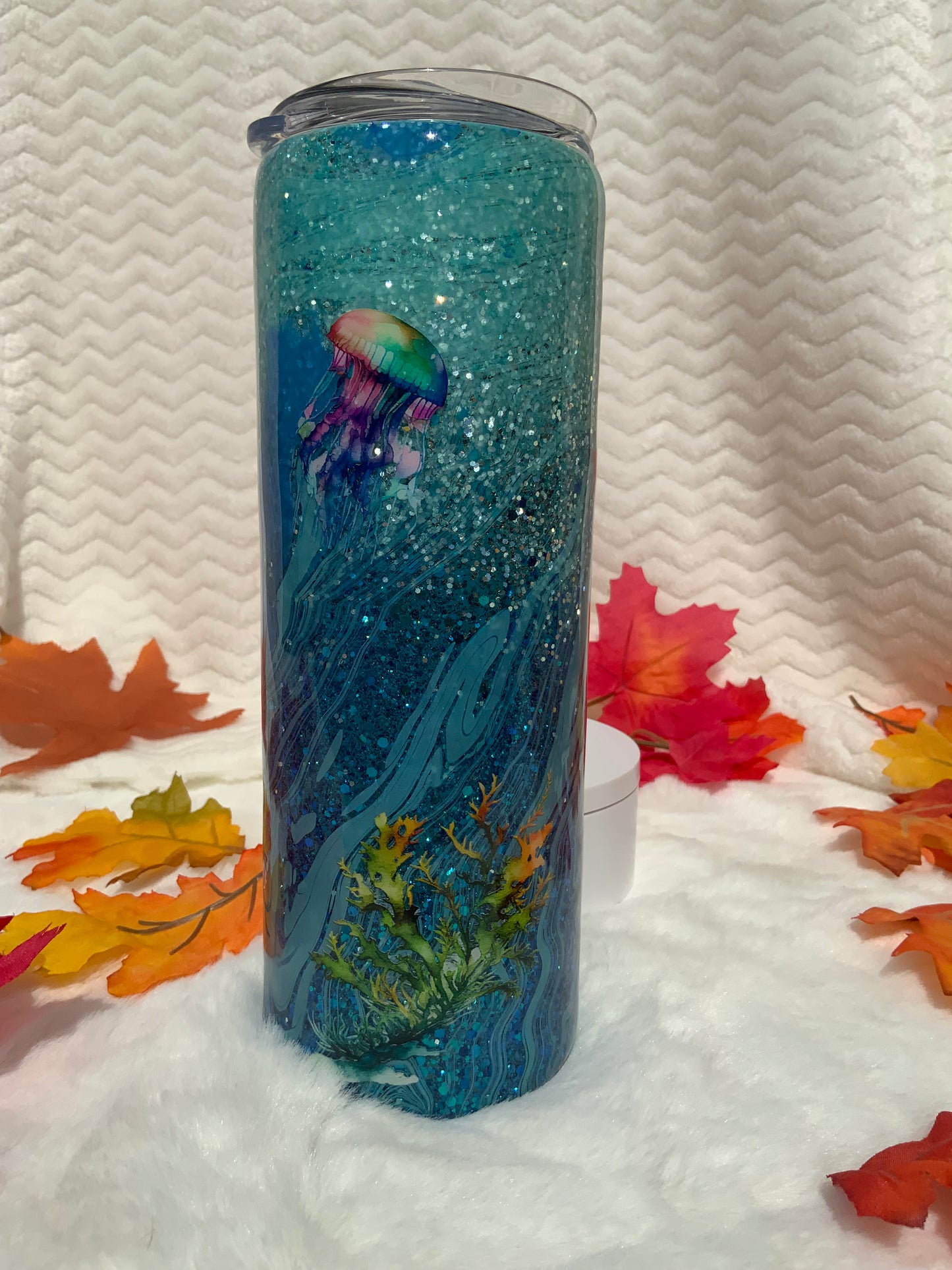RTS Blue hydro dip {Under The Sea} 20 oz Skinny