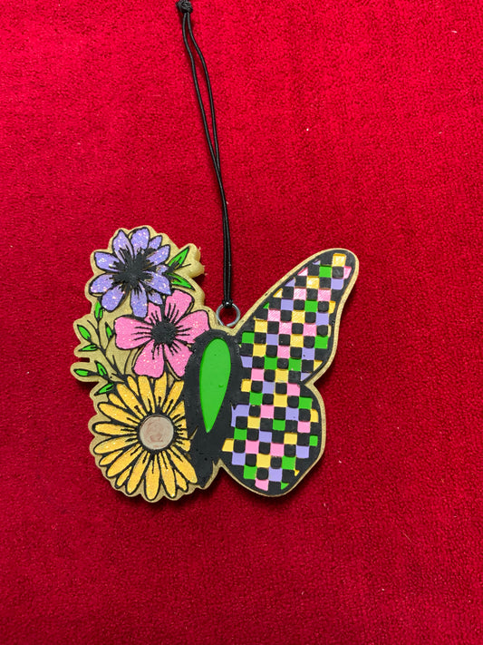 MTO {Butterfly With Flowers} Freshie