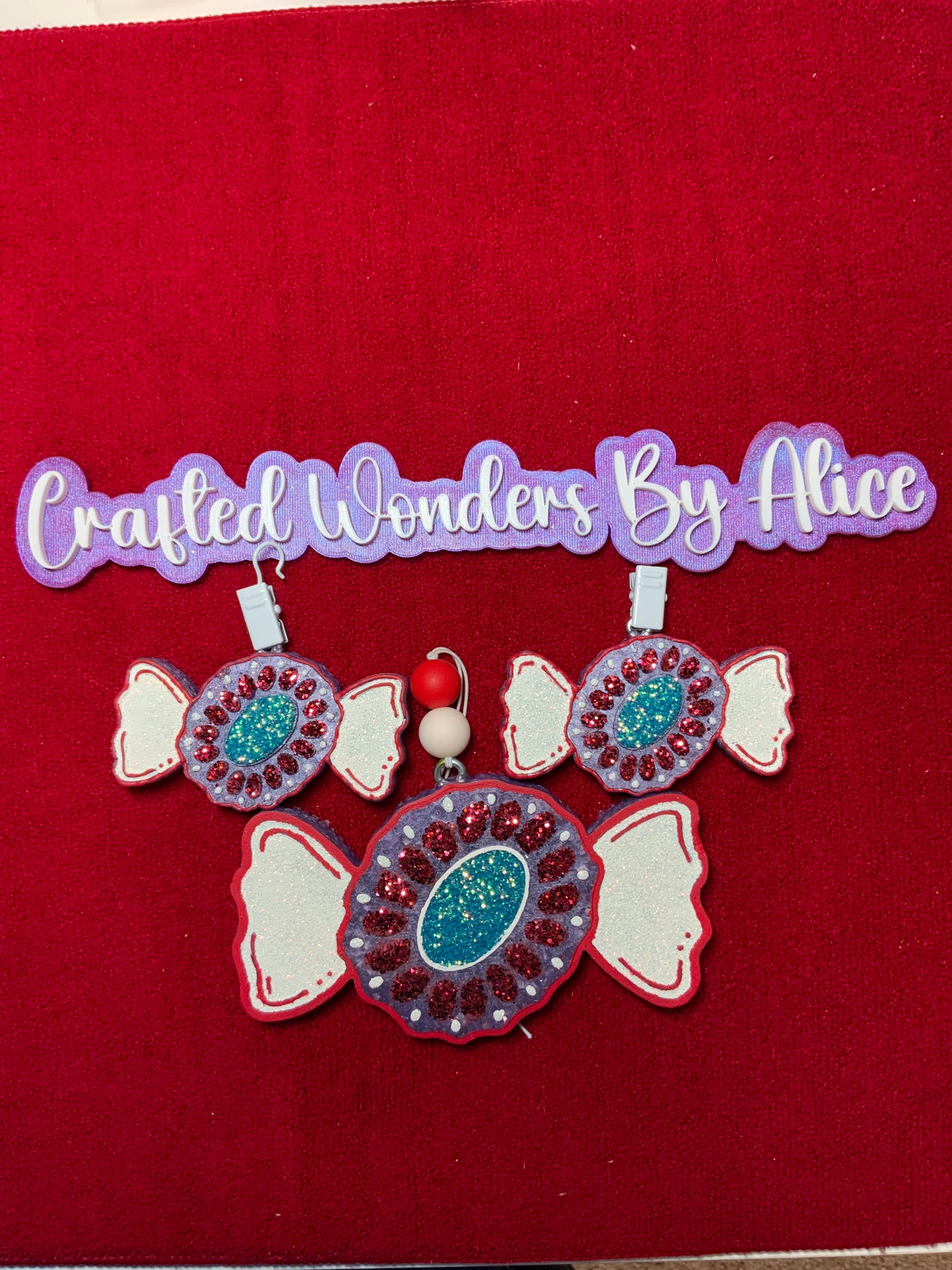 MTO {Candy Concho Vents Clip Set} Freshie