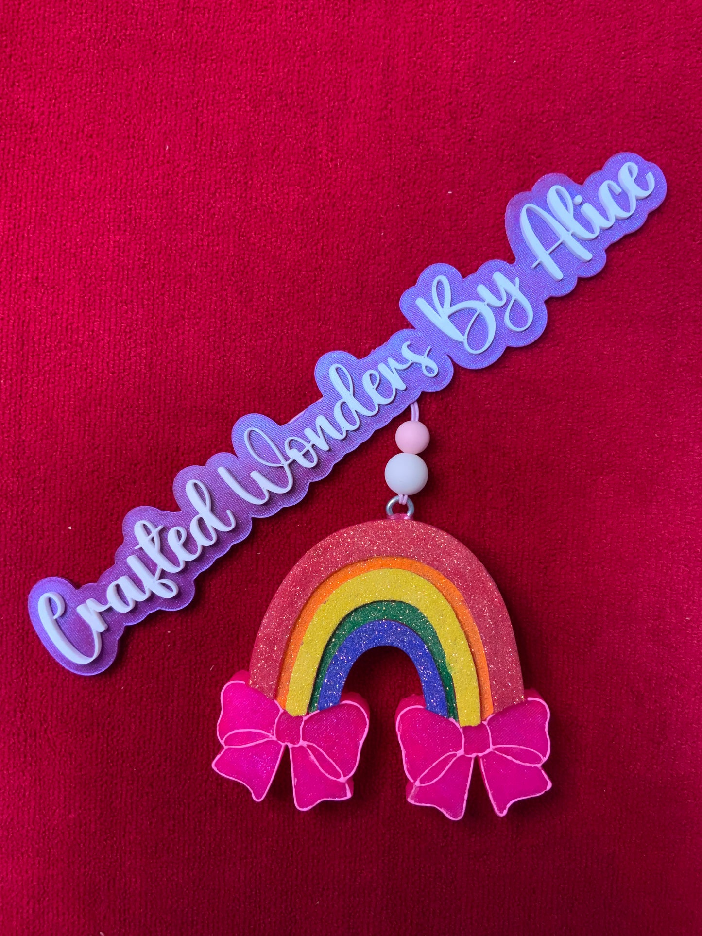 MTO {Rainbow With Bows} Freshie