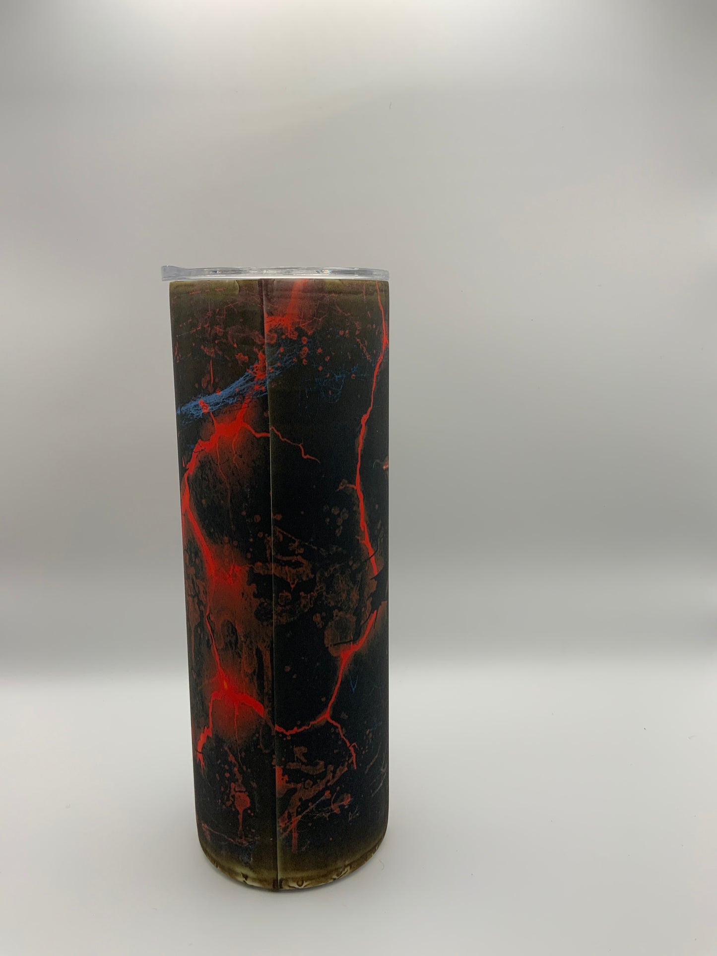 RTS {Jeepers Creepers} 20oz Skinny Glows Red