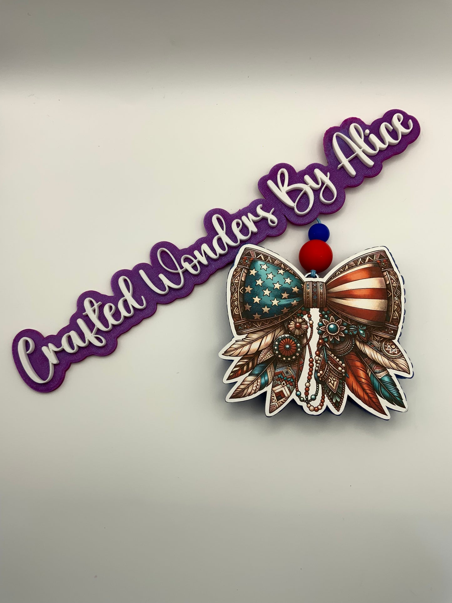 MTO {Bow With Flag And Feathers} Freshie CS