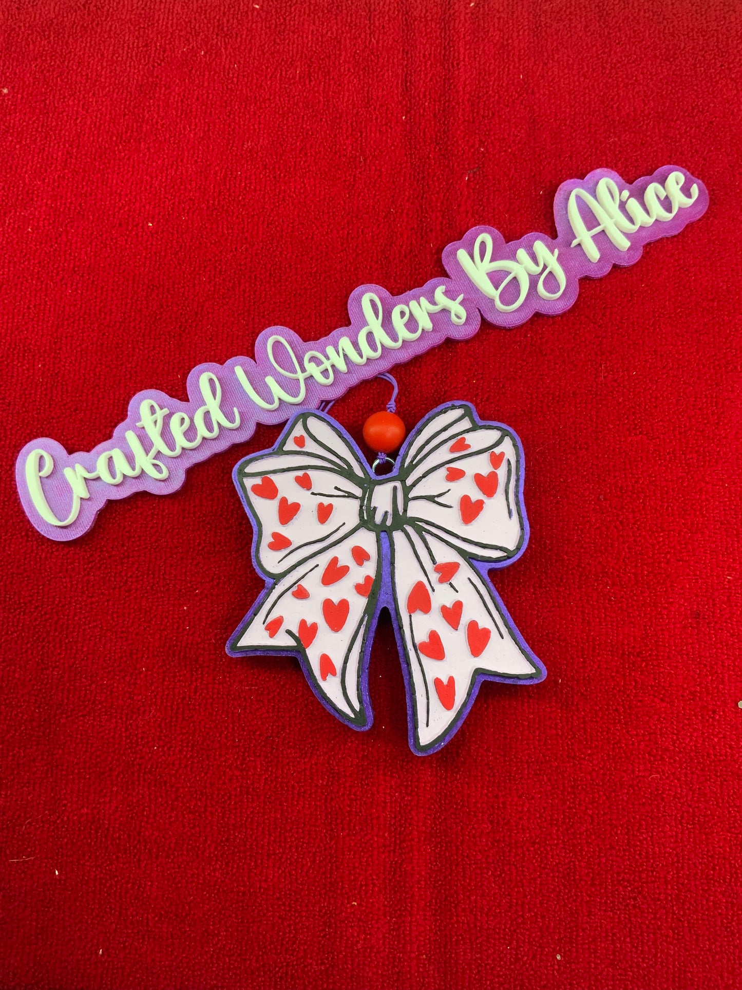 MTO {Bow With Hearts} Freshie
