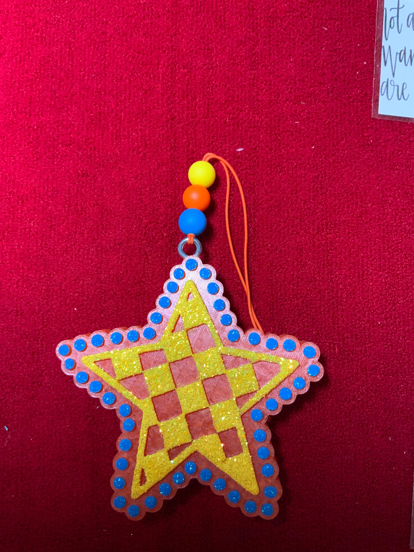 MTO {Checkered Star} Freshie