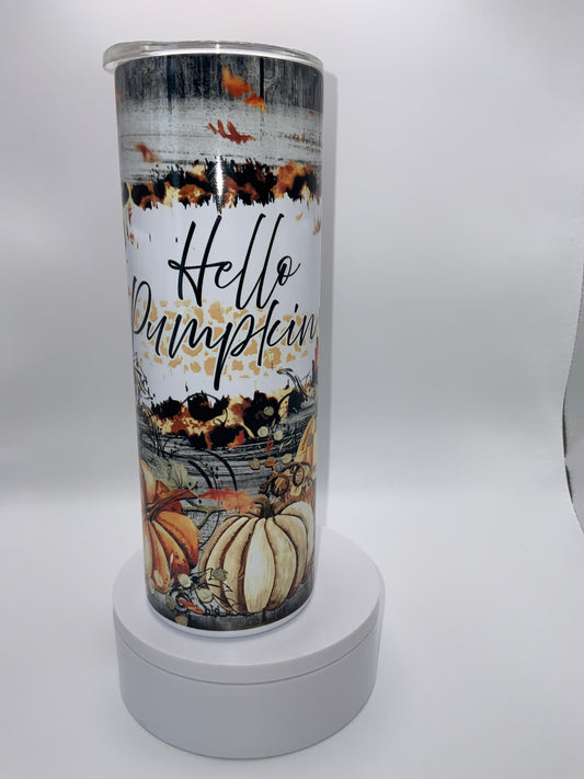 RTS {Hello Pumpkin} 20oz Skinny