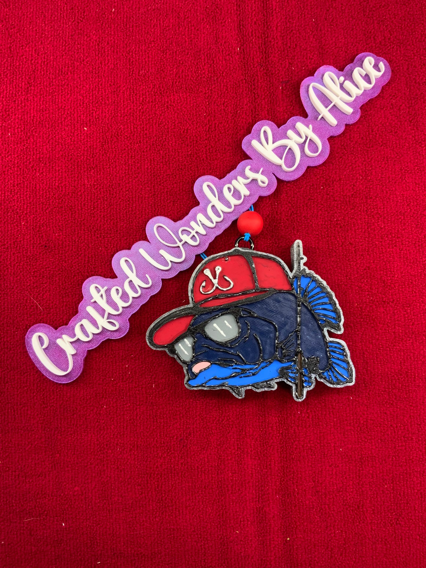 MTO {Fish With Hat And Fishing Pole} Freshie