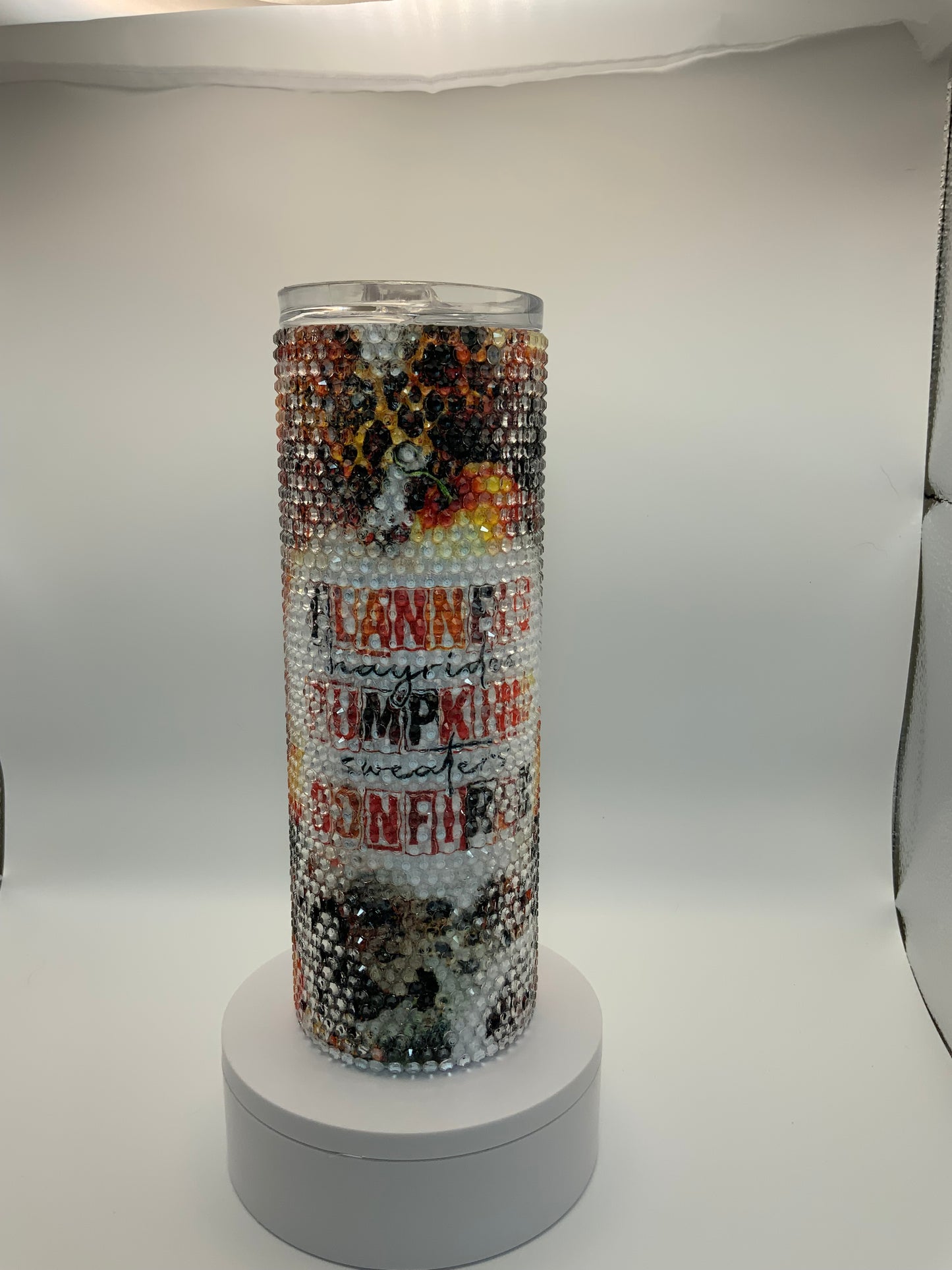 RTS {Flannel, Pumpkin, and Bonfire} 20 oz Rhinestone