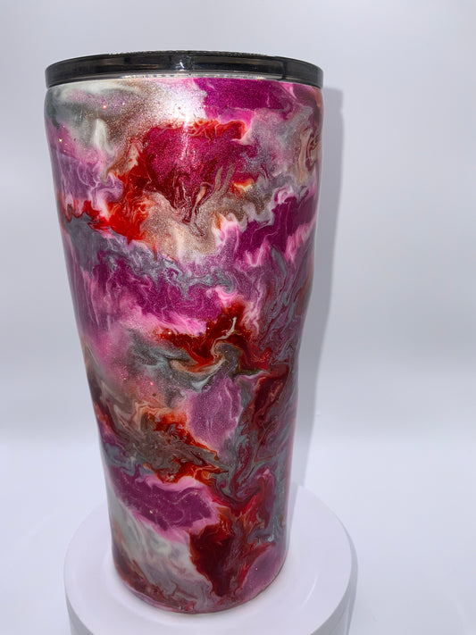RTS {Red,Pink,Silver Alcohol Ink} 20 oz Twist