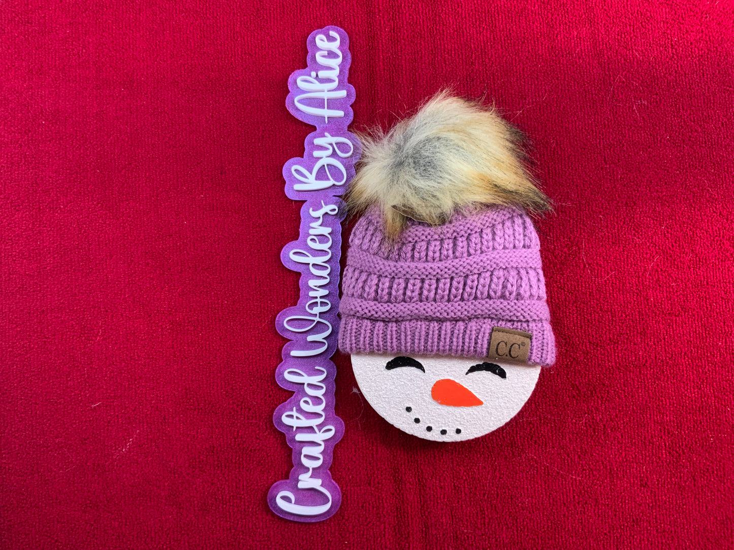 MTO {Snow Man Beanie Key chain} Freshie