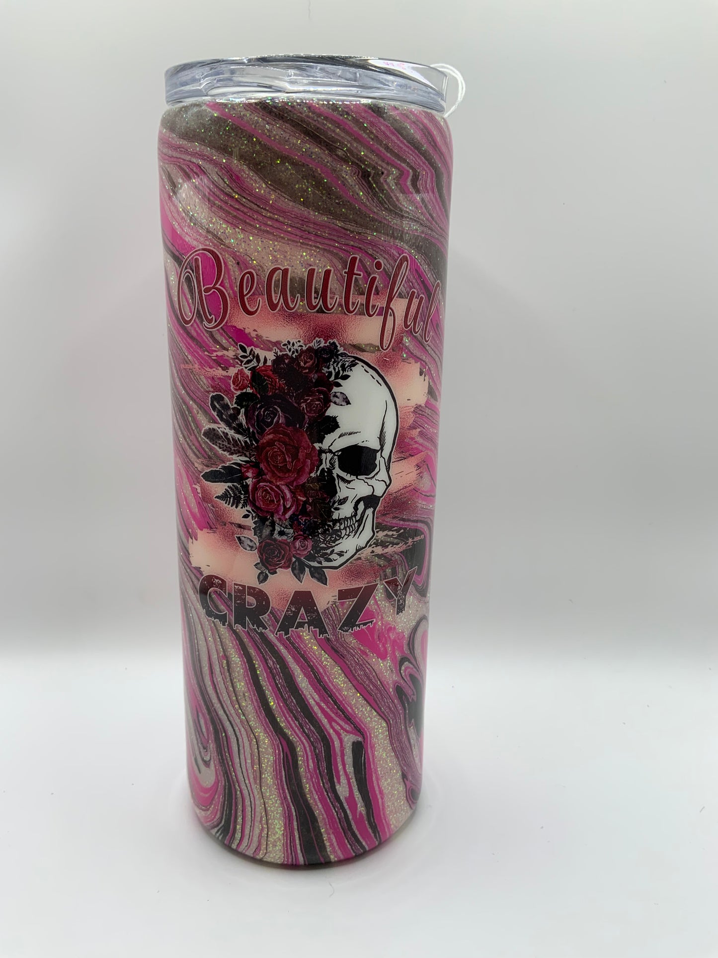 RTS {Beautiful Crazy} 20 oz Skinny