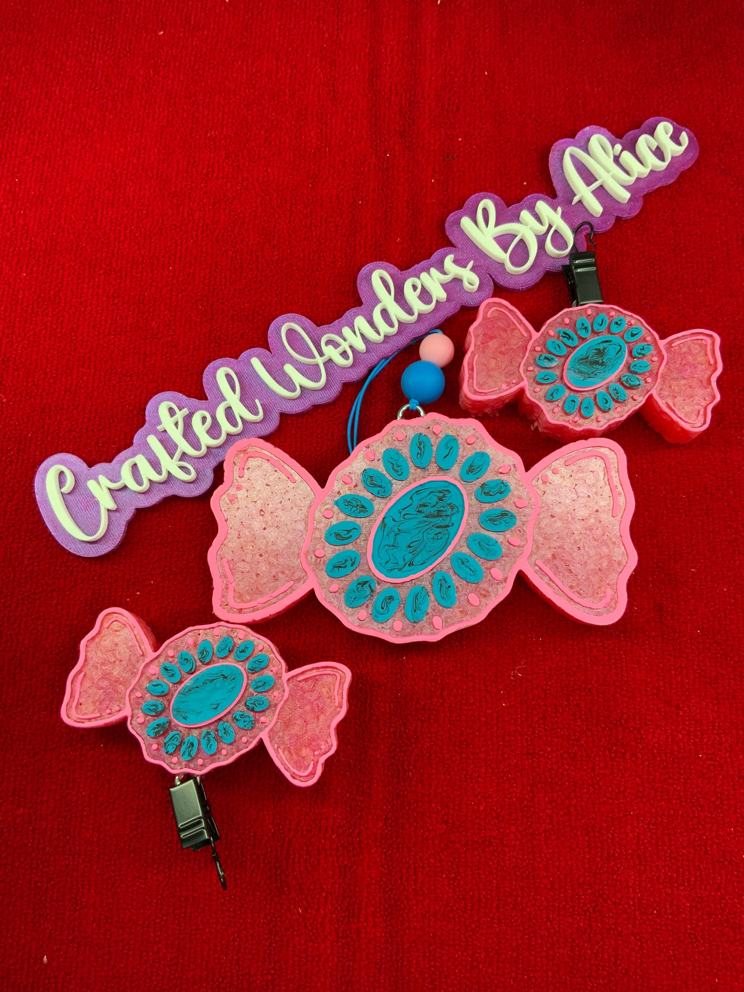 MTO {Candy Concho Vents Clip Set} Freshie