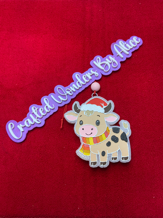 MTO {Christmas Cow} Freshie