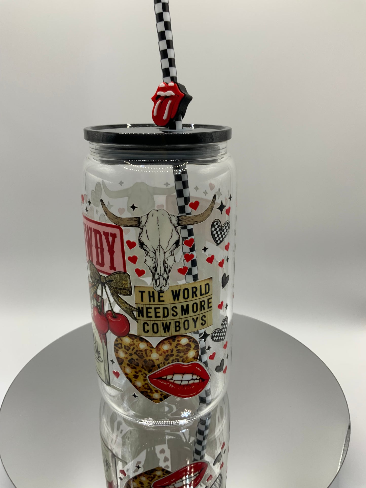 RTS {Howdy} 16 oz Glass Cup