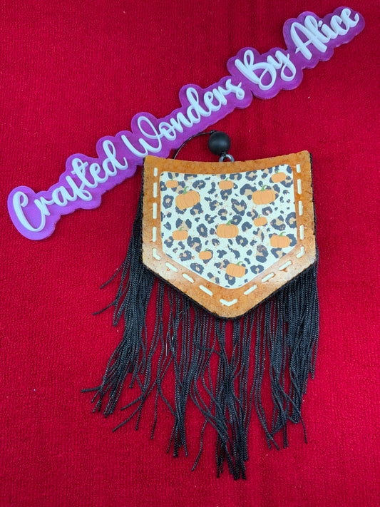 MTO {Leopard Pumpkin Pocket} Freshie - CS