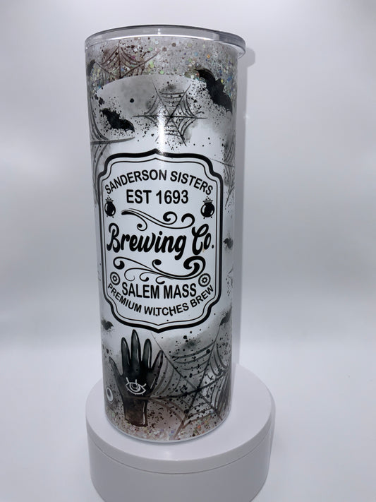 RTS {Hocus Pocus} 25oz Straight Glows Green