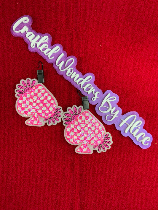 MTO {Spade With Jewelry Vent Clips} Freshie