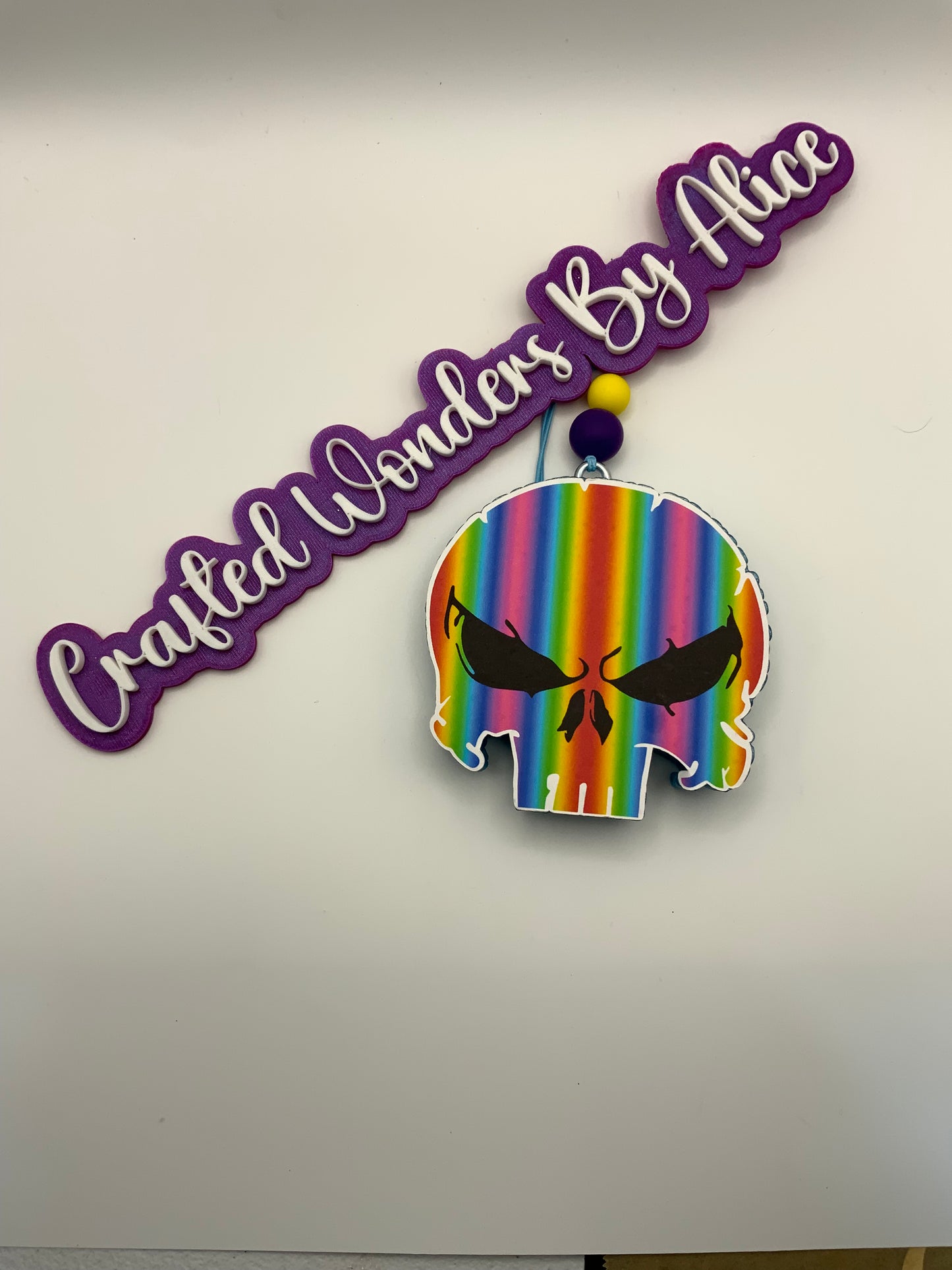 MTO {Colorful Skull} Freshie CS