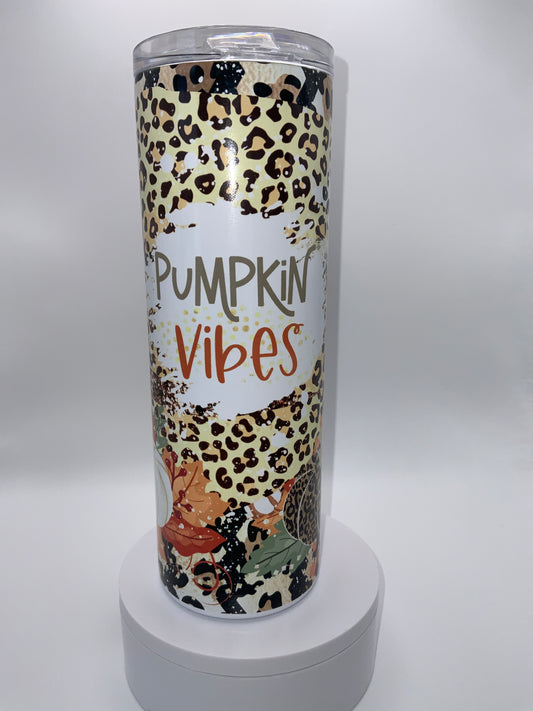 RTS  {Pumpkin Vibes} 20oz Skinny