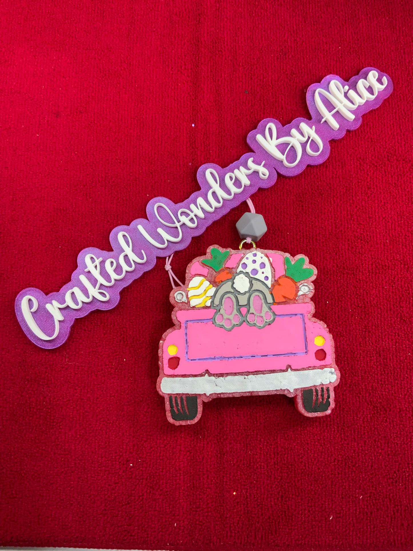 MTO {Truck With Bunny} Freshie
