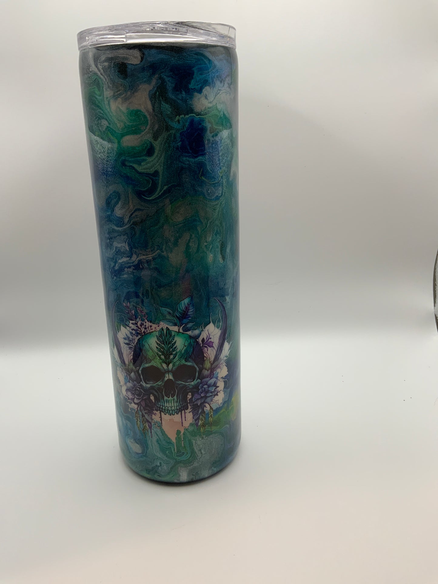 RTS Mica  {Skulls} 30 oz skinny