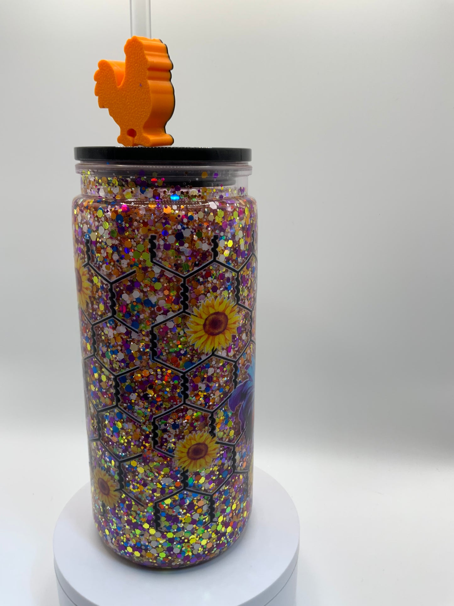 RTS {Cluck Around And Find Out Snow Globe Cup} 20 oz