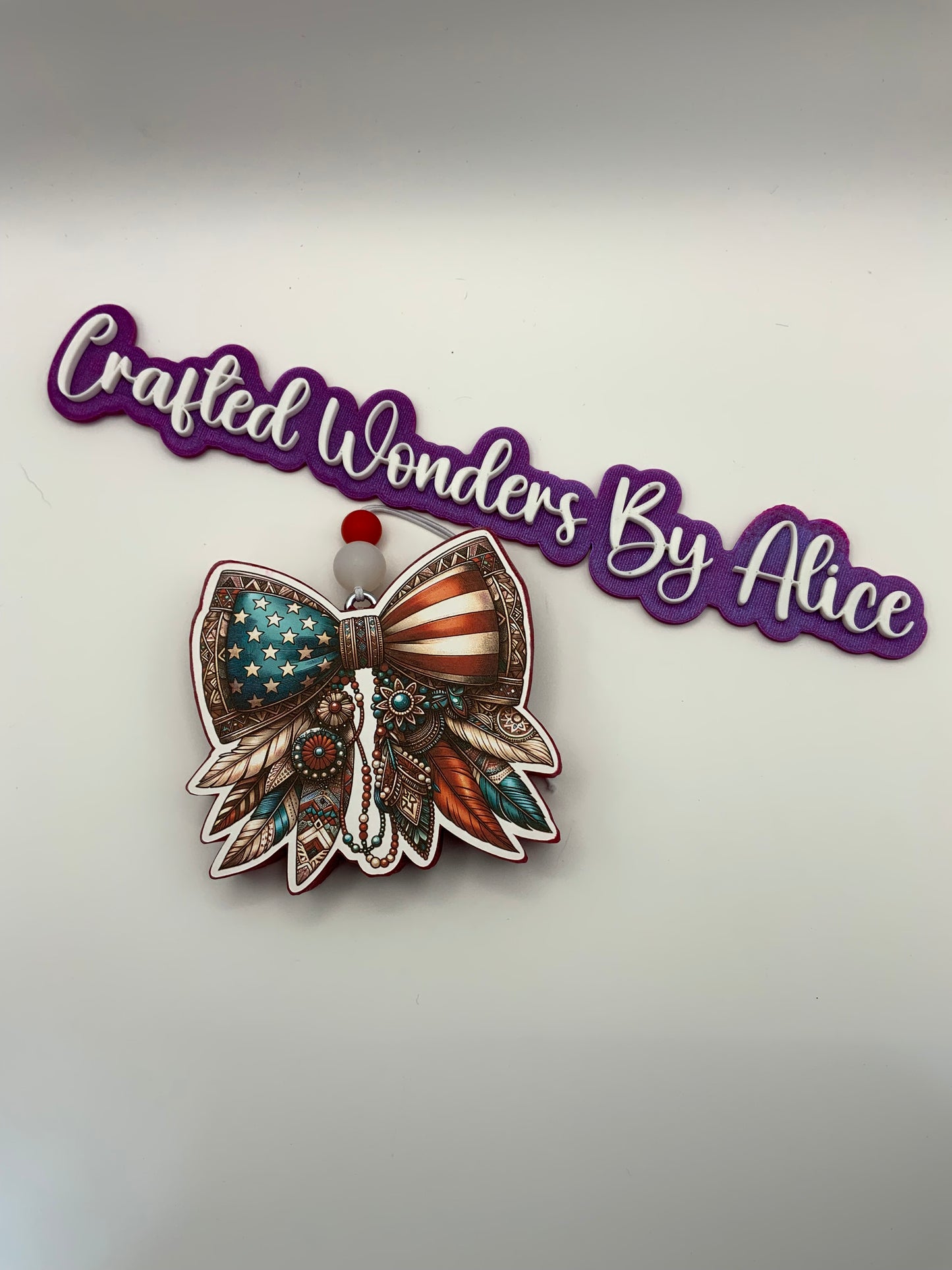 MTO {Bow With Flag And Feathers} Freshie CS