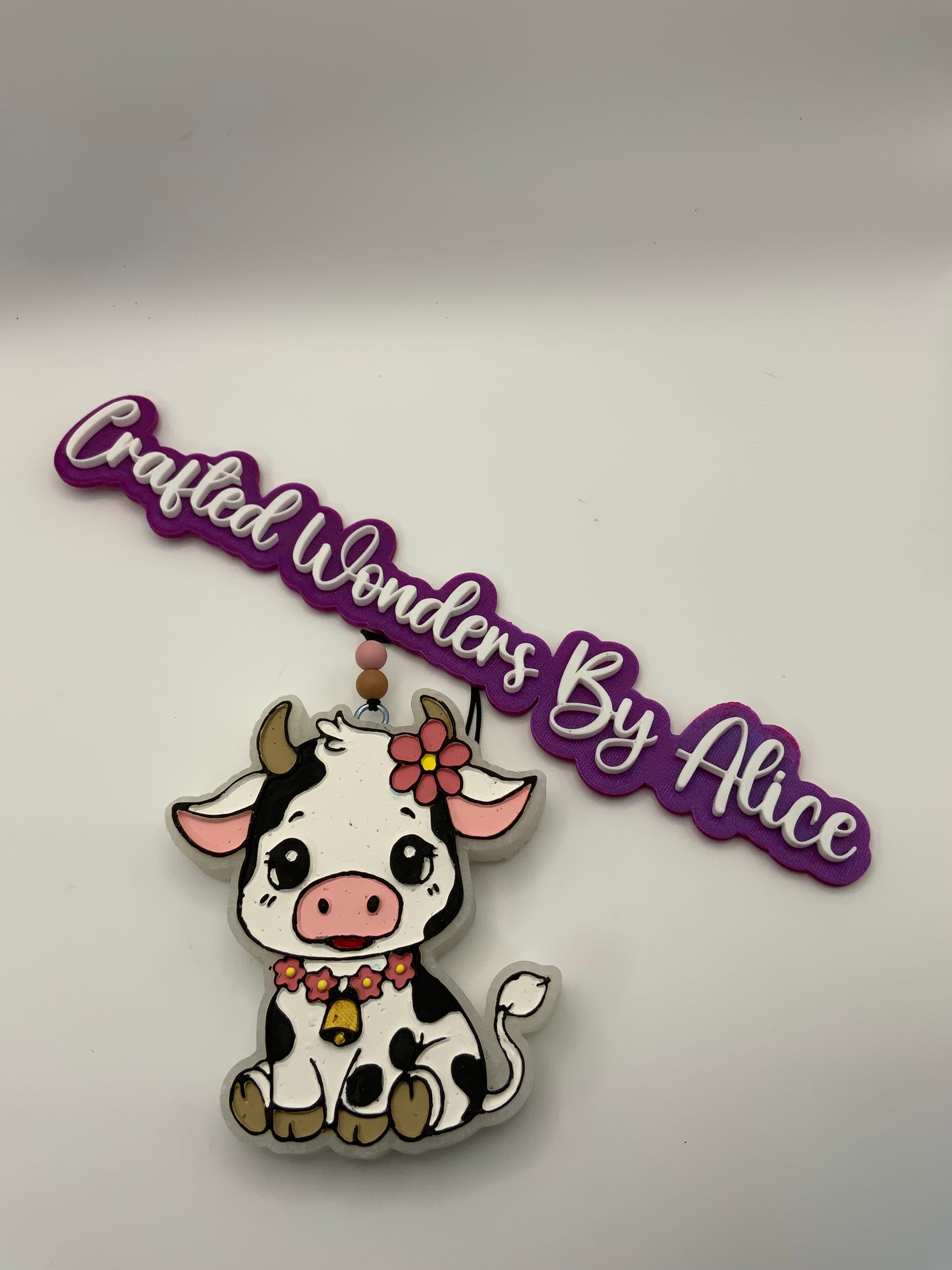 MTO {Cow With Flowers} Freshie