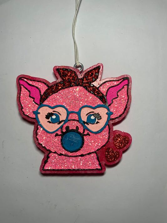 MTO {Pig Heart Glasses} Freshie