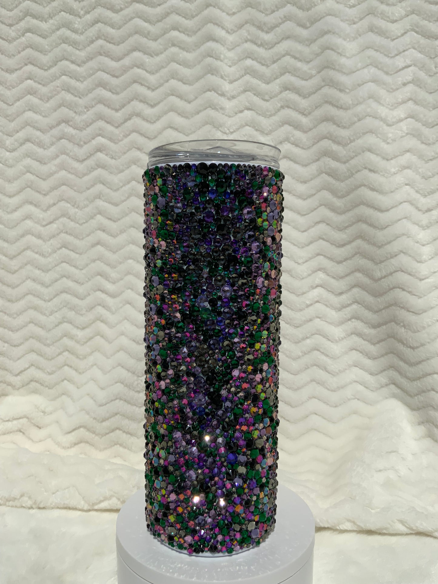 RTS {Purple Scattered} 20 oz Skinny