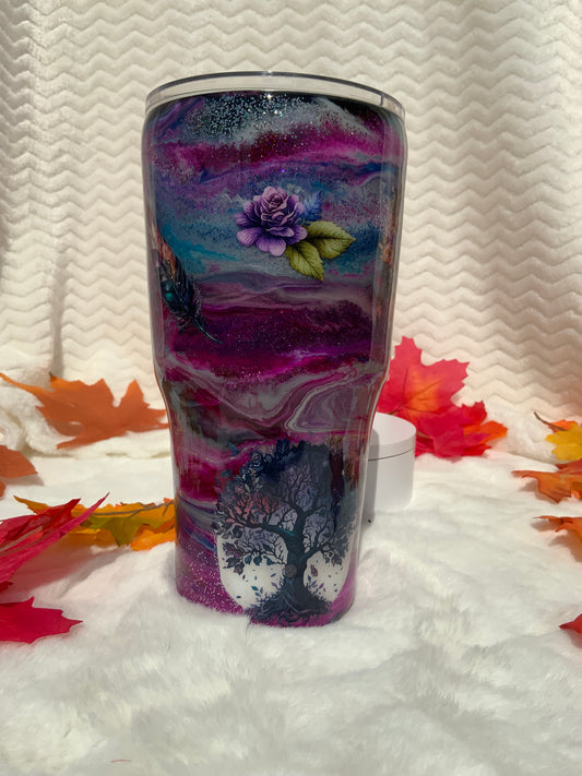 RTS {Dream Catcher} 30 oz Curved