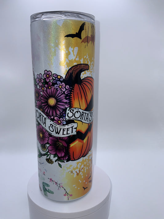 RTS {Sorta Sweet Sorta Spooky} 20oz Skinny