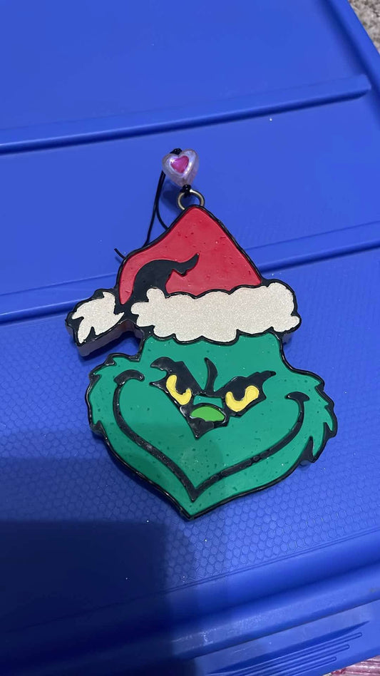 MTO {Santa Hat Grinch Face} Freshie