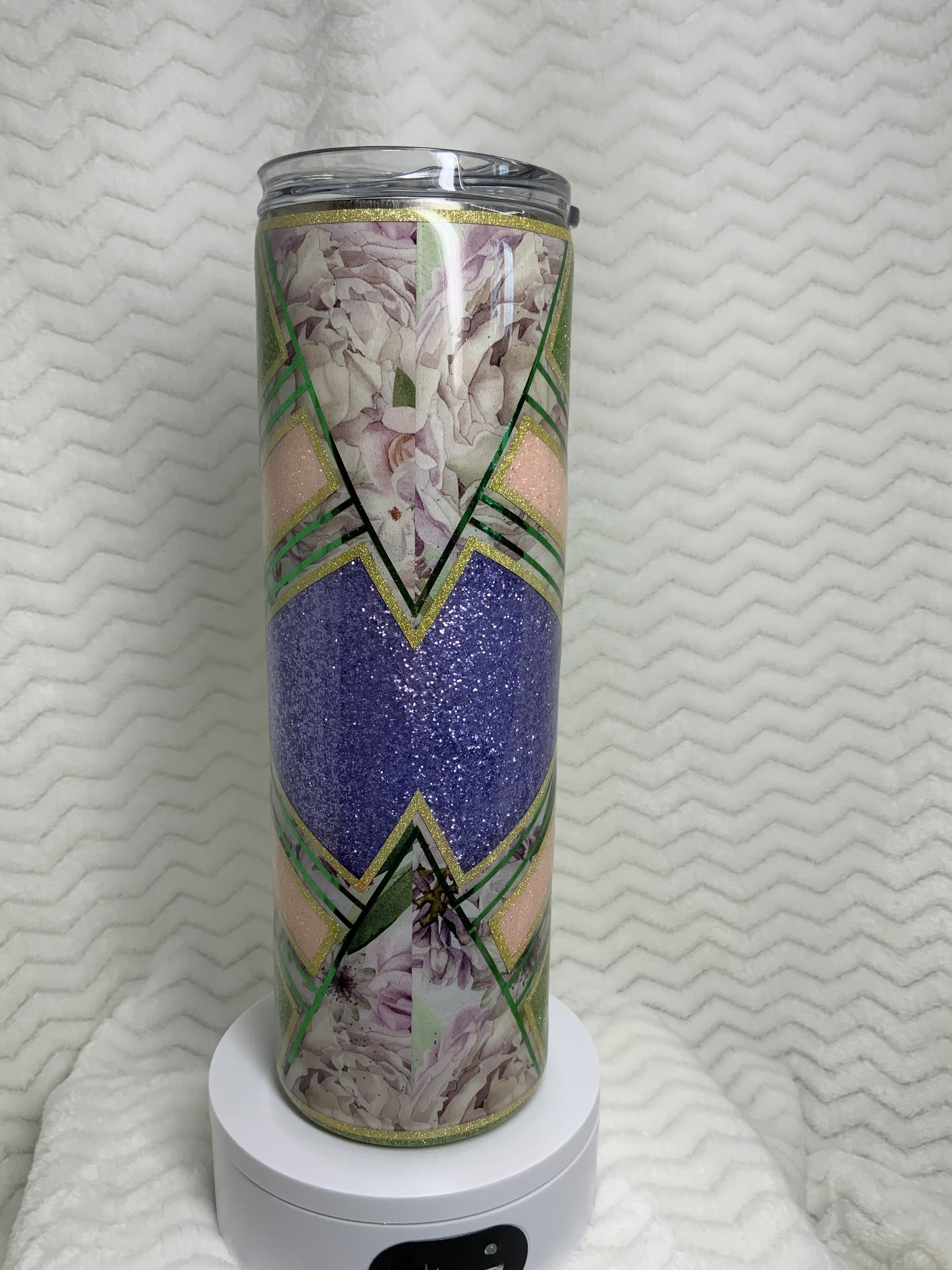 RTS {Glittered Green Template} 30 oz