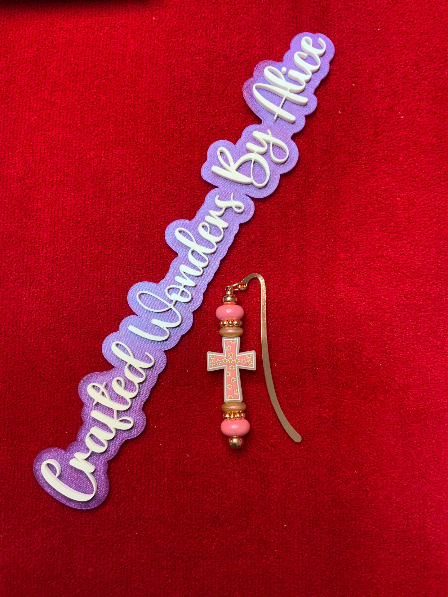RTS {Cross} Metal Bookmark