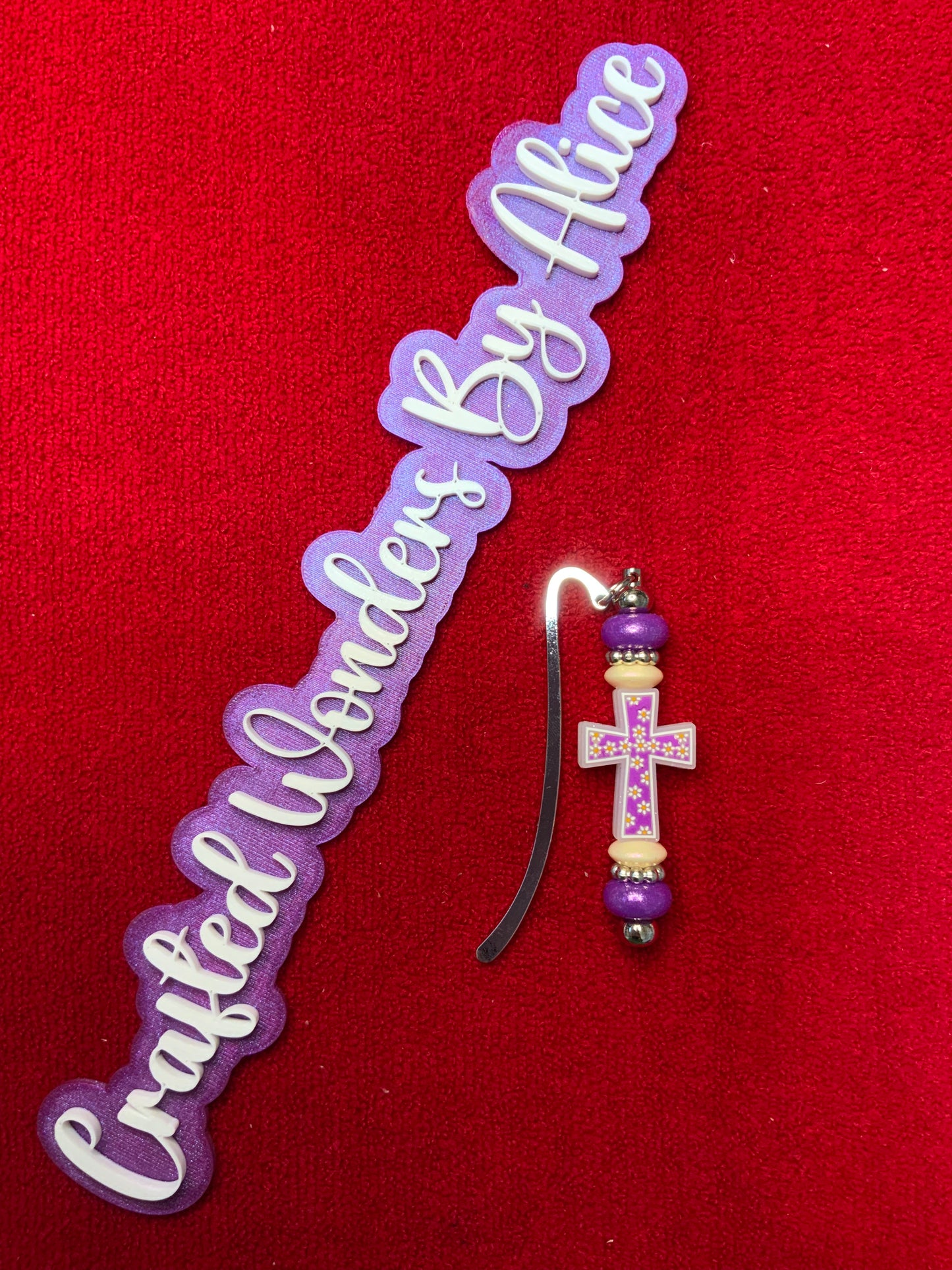 RTS {Cross} Metal Bookmark