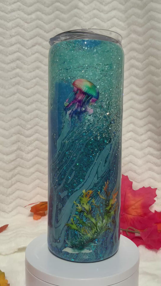 RTS Blue hydro dip {Under The Sea} 20 oz Skinny