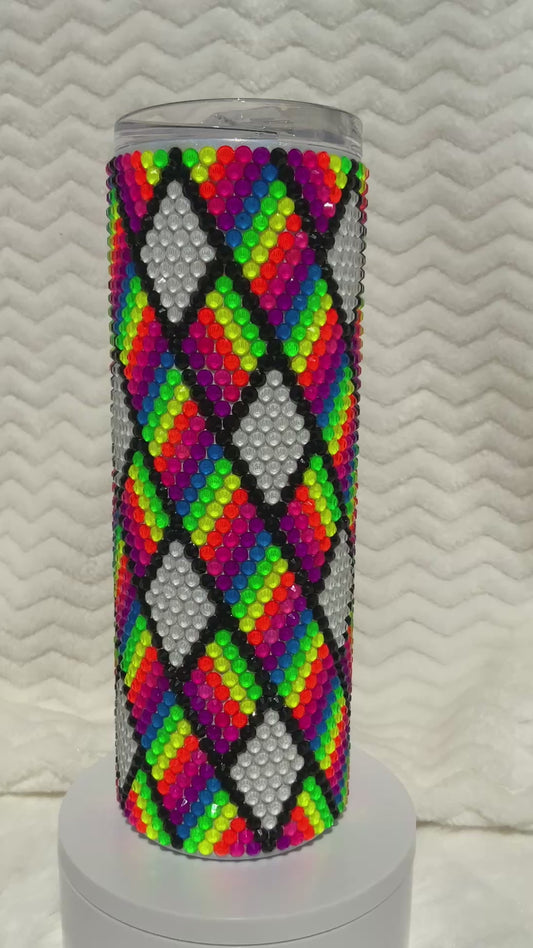 RTS {Neon Diamond} Rhinestone 20 oz